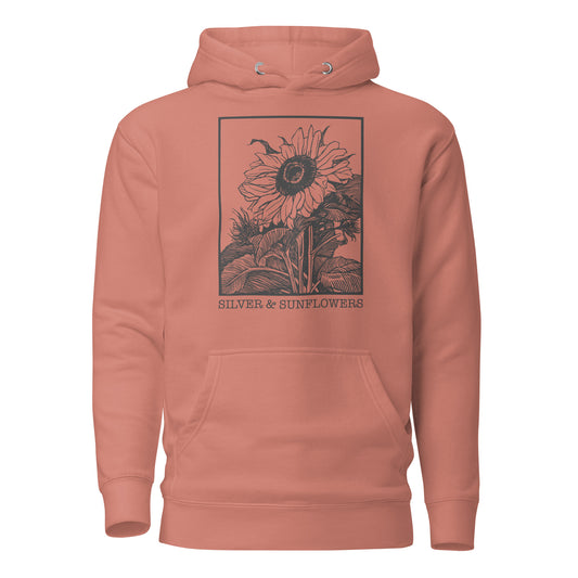 Silver & Sunflowers - Desert Rose Hoodie