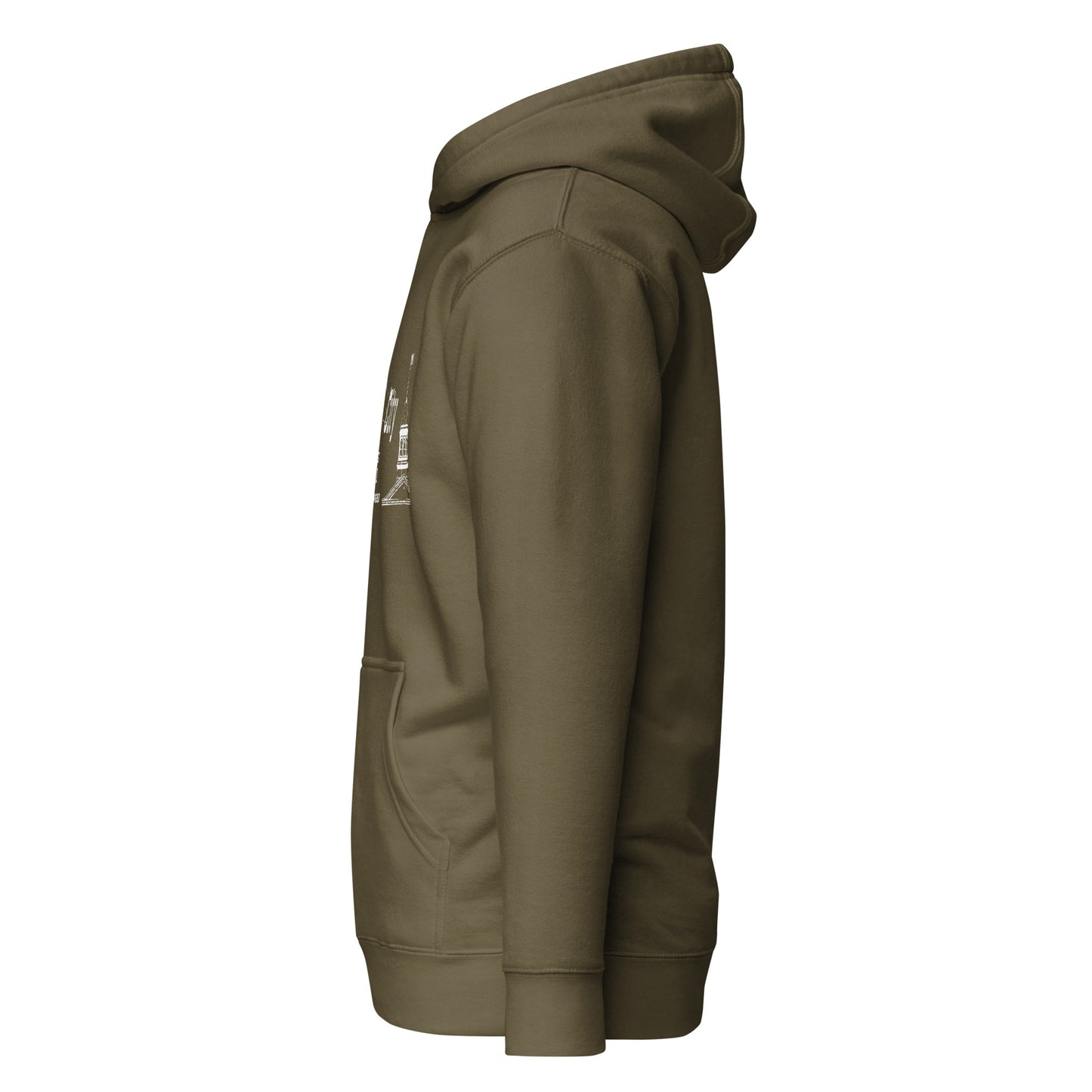 Military Green Capital Hoodie