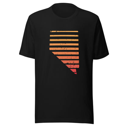 Desert Sunset - Black, White, Grey, & Blue